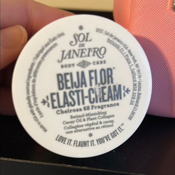 Sol de Janeiro Elasti Cream & Bebe Pink Cosmetic Bag - Picture 2 of 4